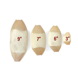 Wooden Boat 3" 6" 7" 9"